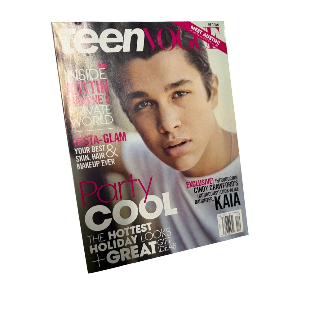 Teen Vogue Magazine Dec/Jan 2014 Austin Mahone Cover